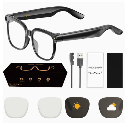 Bluetooth-enabled smart glasses with AI-powered voice communication